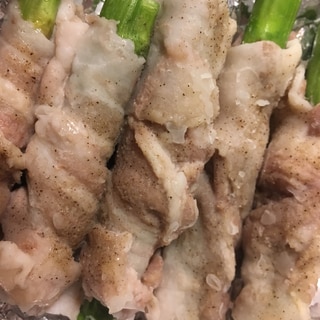 アスパラの豚肉巻き